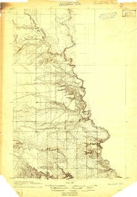 Blackfoot Res. Montana Historical topographic map, 1:48000 scale, 15 X 15 Minute, Year 1907