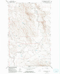 Blanchard Ranch Montana Historical topographic map, 1:24000 scale, 7.5 X 7.5 Minute, Year 1958