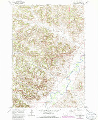 Bloom Creek Montana Historical topographic map, 1:24000 scale, 7.5 X 7.5 Minute, Year 1970