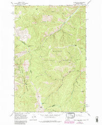 Bloom Peak Montana Historical topographic map, 1:24000 scale, 7.5 X 7.5 Minute, Year 1966
