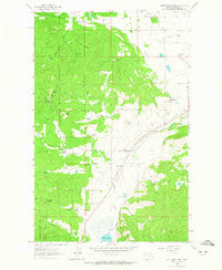 Blue Grass Ridge Montana Historical topographic map, 1:24000 scale, 7.5 X 7.5 Minute, Year 1962