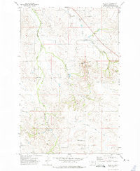 Blue Hill Montana Historical topographic map, 1:24000 scale, 7.5 X 7.5 Minute, Year 1972