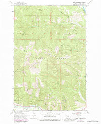 Blue Mountain Montana Historical topographic map, 1:24000 scale, 7.5 X 7.5 Minute, Year 1964