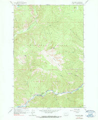 Blue Point Montana Historical topographic map, 1:24000 scale, 7.5 X 7.5 Minute, Year 1965