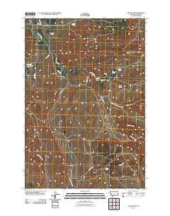 Bluewater Montana Historical topographic map, 1:24000 scale, 7.5 X 7.5 Minute, Year 2011