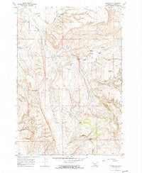 Bluewater Montana Historical topographic map, 1:24000 scale, 7.5 X 7.5 Minute, Year 1967