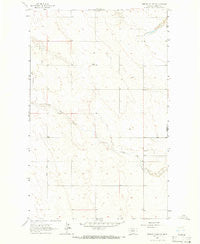 Bobcat Coulee SE Montana Historical topographic map, 1:24000 scale, 7.5 X 7.5 Minute, Year 1963