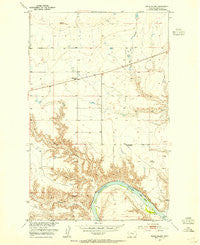 Boggs Island Montana Historical topographic map, 1:24000 scale, 7.5 X 7.5 Minute, Year 1953