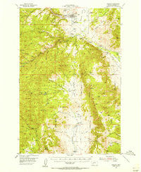 Boulder Montana Historical topographic map, 1:62500 scale, 15 X 15 Minute, Year 1954