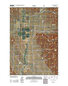 Bowler Montana Historical topographic map, 1:24000 scale, 7.5 X 7.5 Minute, Year 2011