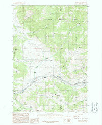 Bozeman Pass Montana Historical topographic map, 1:24000 scale, 7.5 X 7.5 Minute, Year 1987
