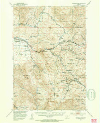 Bozeman Pass Montana Historical topographic map, 1:62500 scale, 15 X 15 Minute, Year 1951