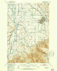 Bozeman Montana Historical topographic map, 1:62500 scale, 15 X 15 Minute, Year 1953