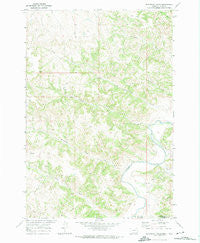 Bradshaw Creek Montana Historical topographic map, 1:24000 scale, 7.5 X 7.5 Minute, Year 1970
