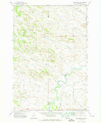 Brandenberg NW Montana Historical topographic map, 1:24000 scale, 7.5 X 7.5 Minute, Year 1971