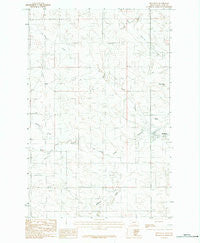 Brockway Montana Historical topographic map, 1:24000 scale, 7.5 X 7.5 Minute, Year 1983