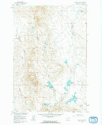 Brown Coulee Montana Historical topographic map, 1:24000 scale, 7.5 X 7.5 Minute, Year 1960