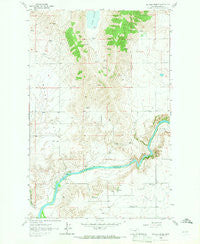 Buffalo Bridge Montana Historical topographic map, 1:24000 scale, 7.5 X 7.5 Minute, Year 1964