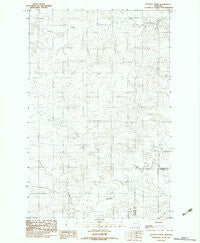 Buffalo Creek Montana Historical topographic map, 1:24000 scale, 7.5 X 7.5 Minute, Year 1983