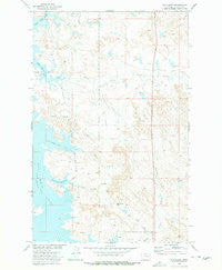 Bug Creek Montana Historical topographic map, 1:24000 scale, 7.5 X 7.5 Minute, Year 1973