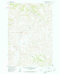 Bull Creek Lookout Montana Historical topographic map, 1:24000 scale, 7.5 X 7.5 Minute, Year 1958