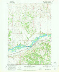 Bull Mountain Montana Historical topographic map, 1:24000 scale, 7.5 X 7.5 Minute, Year 1967