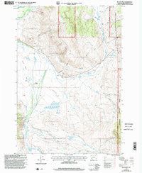 Butch Hill Montana Historical topographic map, 1:24000 scale, 7.5 X 7.5 Minute, Year 1997