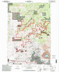 Butte North Montana Historical topographic map, 1:24000 scale, 7.5 X 7.5 Minute, Year 1996