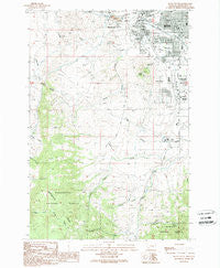Butte South Montana Historical topographic map, 1:24000 scale, 7.5 X 7.5 Minute, Year 1989