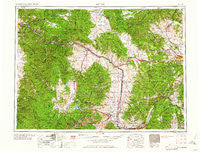 Butte Montana Historical topographic map, 1:250000 scale, 1 X 2 Degree, Year 1962