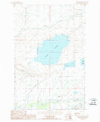 Bynum Reservoir Montana Historical topographic map, 1:24000 scale, 7.5 X 7.5 Minute, Year 1987