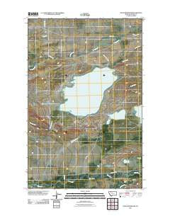 Bynum Reservoir Montana Historical topographic map, 1:24000 scale, 7.5 X 7.5 Minute, Year 2011