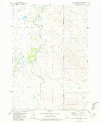 Cactus Creek East Montana Historical topographic map, 1:24000 scale, 7.5 X 7.5 Minute, Year 1980