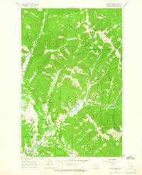 Cadotte Creek Montana Historical topographic map, 1:24000 scale, 7.5 X 7.5 Minute, Year 1963