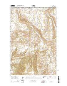 Calvert Montana Current topographic map, 1:24000 scale, 7.5 X 7.5 Minute, Year 2014