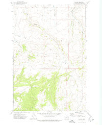 Calvert Montana Historical topographic map, 1:24000 scale, 7.5 X 7.5 Minute, Year 1971