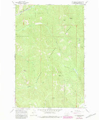 Calx Mountain Montana Historical topographic map, 1:24000 scale, 7.5 X 7.5 Minute, Year 1966