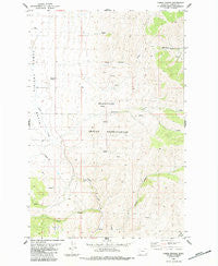 Camas Prairie Montana Historical topographic map, 1:24000 scale, 7.5 X 7.5 Minute, Year 1984