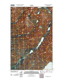 Camas Ridge East Montana Historical topographic map, 1:24000 scale, 7.5 X 7.5 Minute, Year 2011