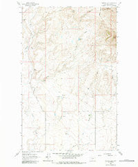Cameron Lake Montana Historical topographic map, 1:24000 scale, 7.5 X 7.5 Minute, Year 1962