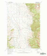 Cameron Montana Historical topographic map, 1:62500 scale, 15 X 15 Minute, Year 1950