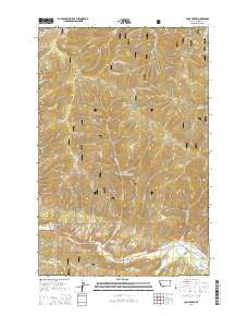 Camp Creek Montana Current topographic map, 1:24000 scale, 7.5 X 7.5 Minute, Year 2014