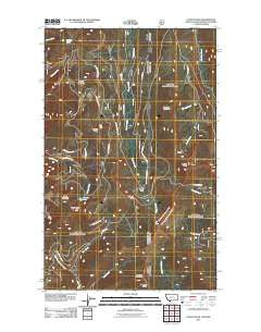 Canuck Peak Montana Historical topographic map, 1:24000 scale, 7.5 X 7.5 Minute, Year 2011