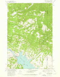 Canyon Ferry Montana Historical topographic map, 1:24000 scale, 7.5 X 7.5 Minute, Year 1972