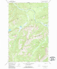 Capitol Mountain Montana Historical topographic map, 1:24000 scale, 7.5 X 7.5 Minute, Year 1958