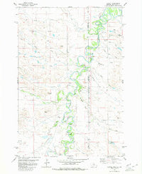 Capitol Montana Historical topographic map, 1:24000 scale, 7.5 X 7.5 Minute, Year 1980
