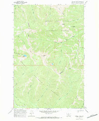 Caribou Peak Montana Historical topographic map, 1:24000 scale, 7.5 X 7.5 Minute, Year 1968