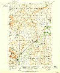 Cascade Montana Historical topographic map, 1:62500 scale, 15 X 15 Minute, Year 1951