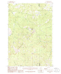 Casey Peak Montana Historical topographic map, 1:24000 scale, 7.5 X 7.5 Minute, Year 1985