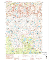 Castle Mountain Montana Historical topographic map, 1:24000 scale, 7.5 X 7.5 Minute, Year 1986